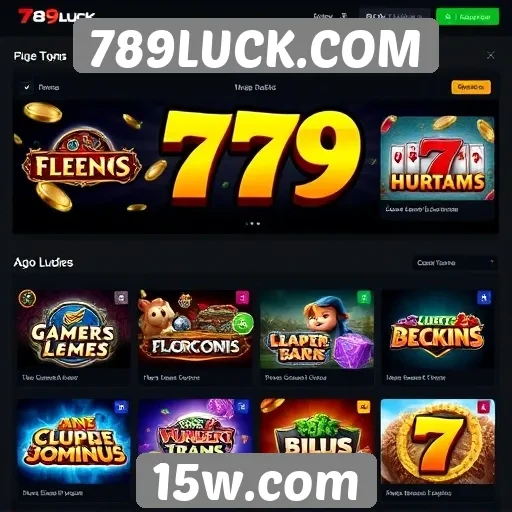 Análise da variedade de jogos em 789LUCK.COM